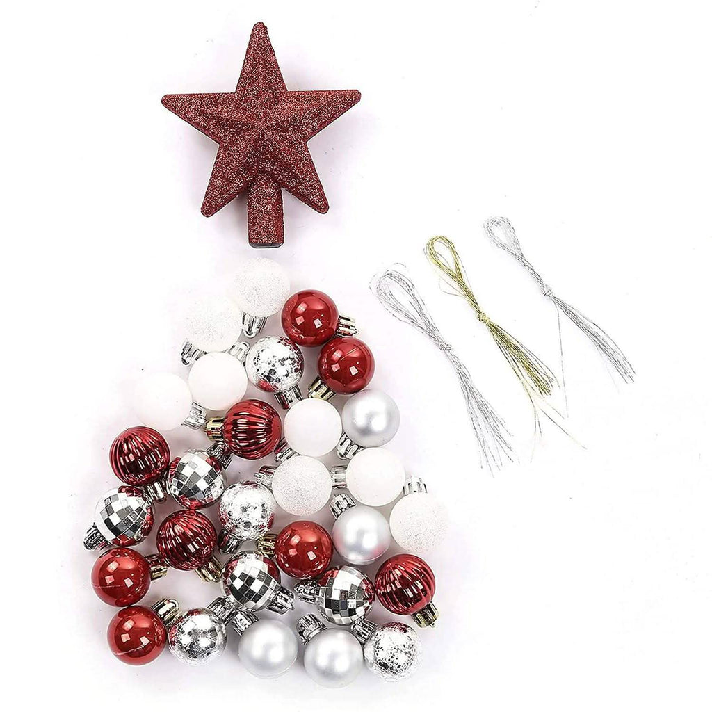 30-Piece: Christmas Balls Ornaments for Xmas Tree by DailySale