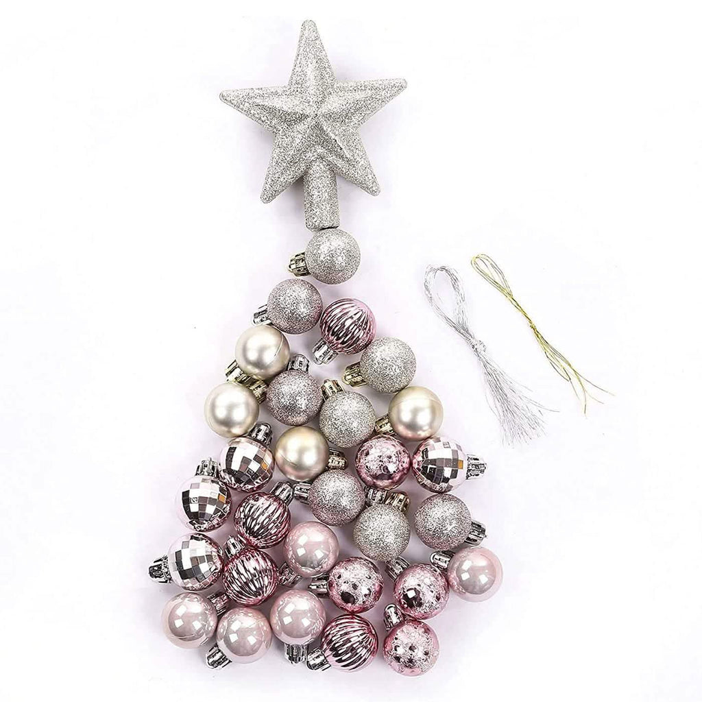 30-Piece: Christmas Balls Ornaments for Xmas Tree by DailySale