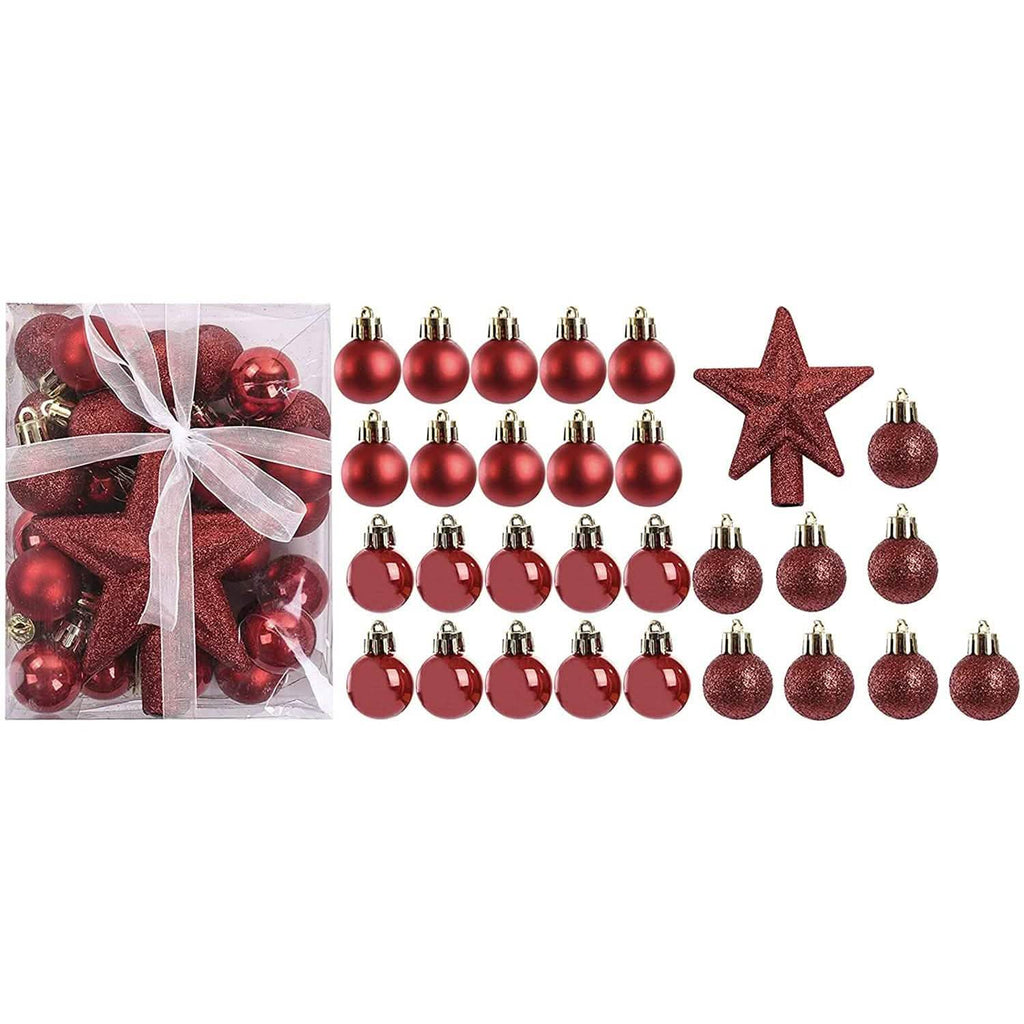 30-Piece: Christmas Balls Ornaments for Xmas Tree by DailySale