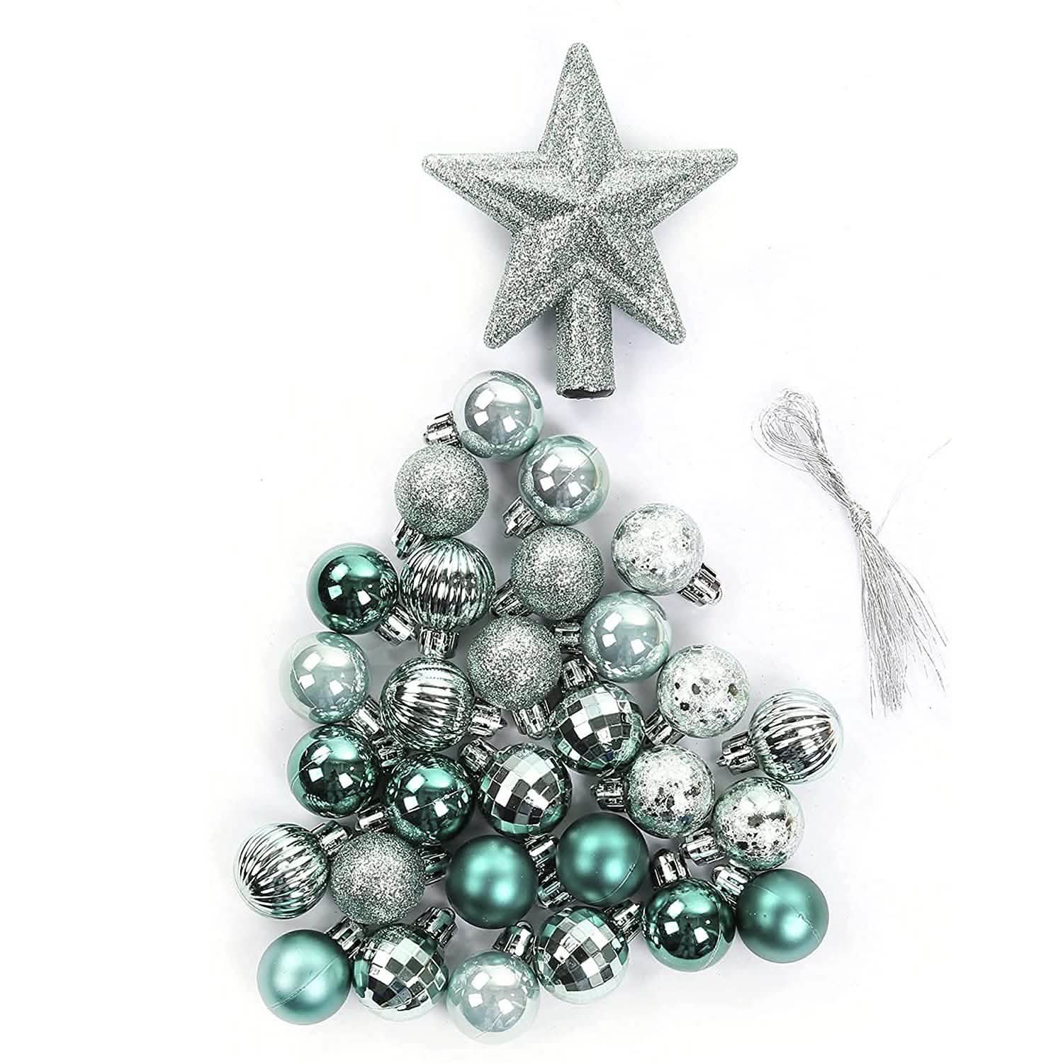 30-Piece: Christmas Balls Ornaments for Xmas Tree by DailySale