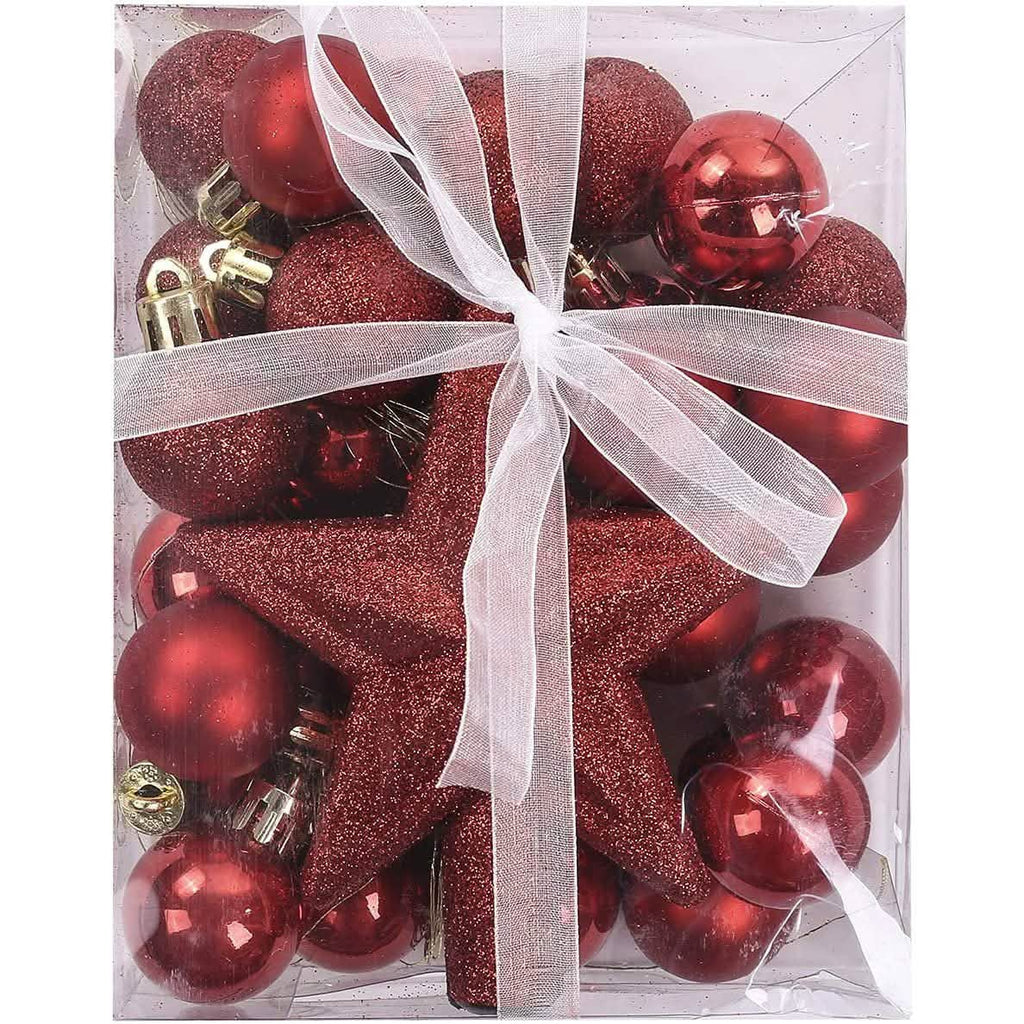30-Piece: Christmas Balls Ornaments for Xmas Tree by DailySale