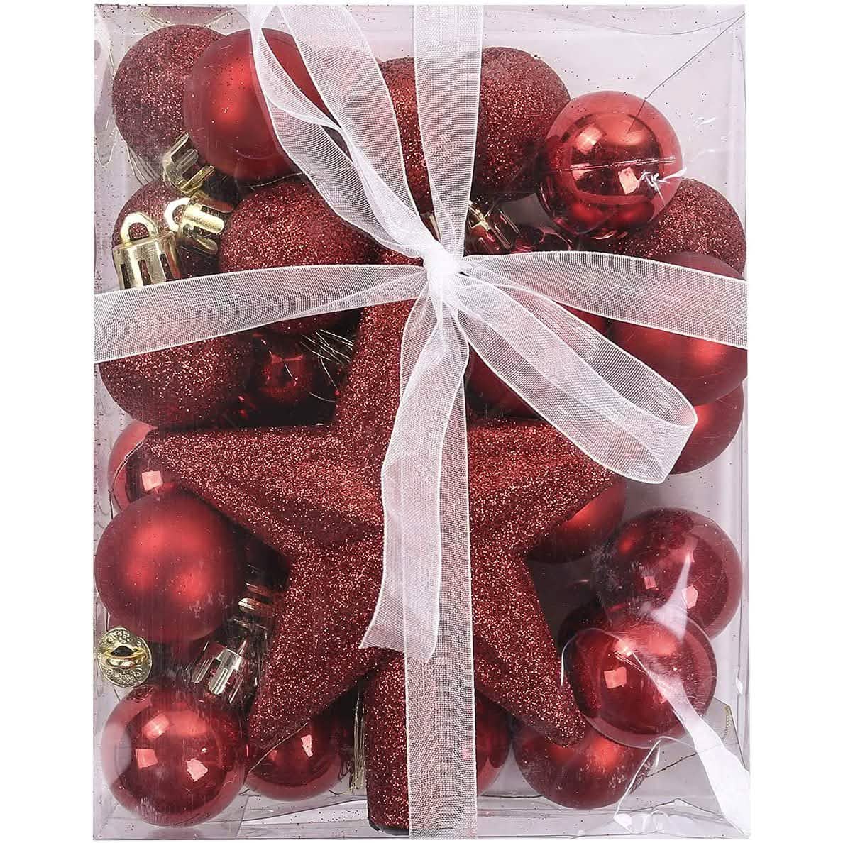 30-Piece: Christmas Balls Ornaments for Xmas Tree by DailySale