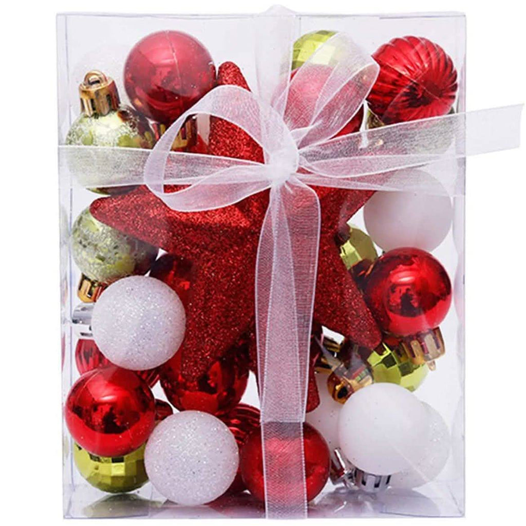 30-Piece: Christmas Balls Ornaments for Xmas Tree by DailySale