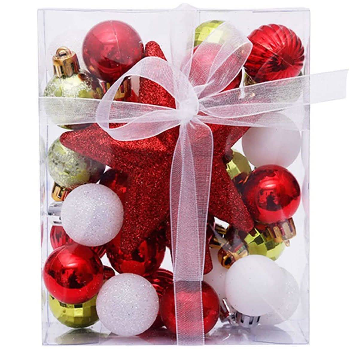 30-Piece: Christmas Balls Ornaments for Xmas Tree by DailySale