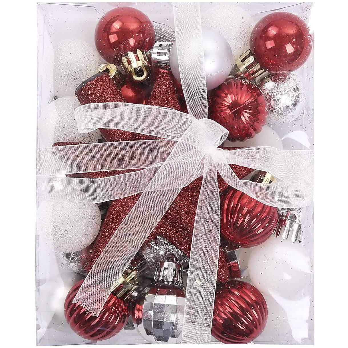 30-Piece: Christmas Balls Ornaments for Xmas Tree by DailySale