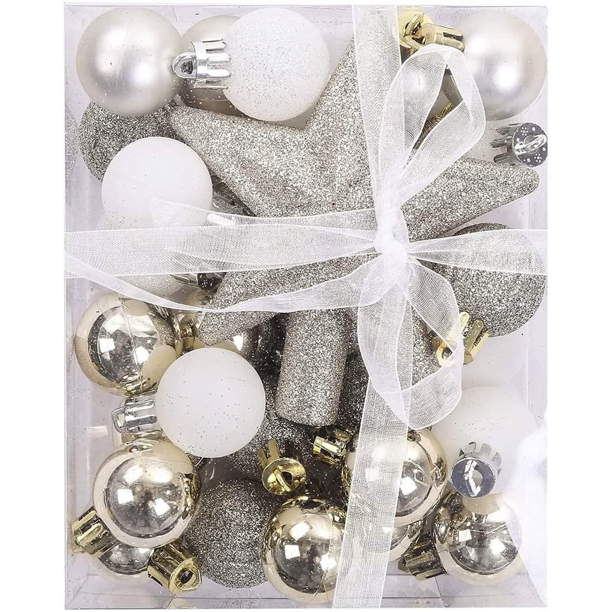 30-Piece: Christmas Balls Ornaments for Xmas Tree by DailySale