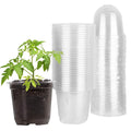 30-Pieces: Plant Nursery Pots PET Flower Seed Starting Pots Container with Dome Drainage Holes by DailySale
