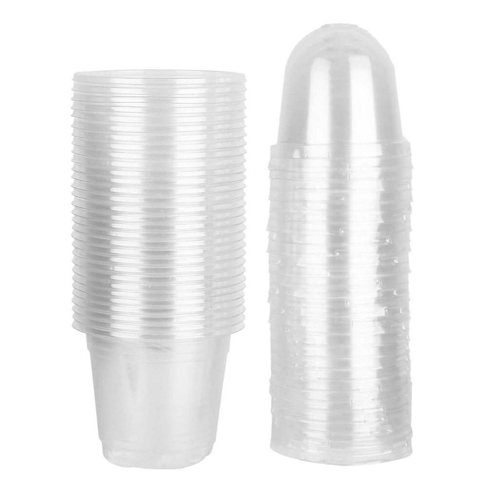 30-Pieces: Plant Nursery Pots PET Flower Seed Starting Pots Container with Dome Drainage Holes by DailySale