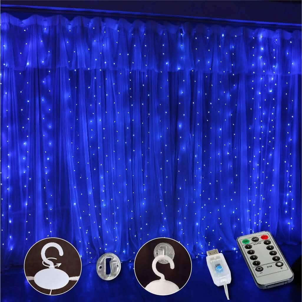 300 LED Curtain Fairy Lights by DailySale