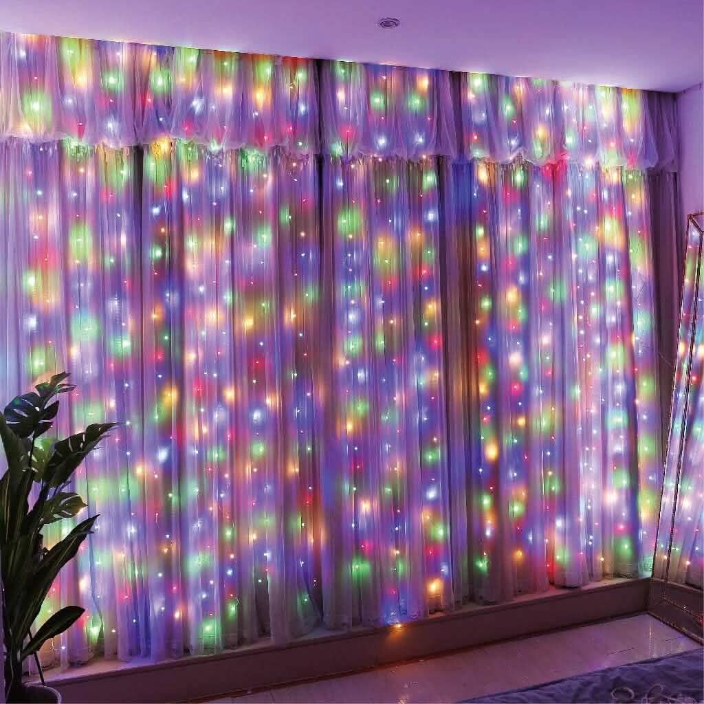 300 LED Curtain Fairy Lights by DailySale