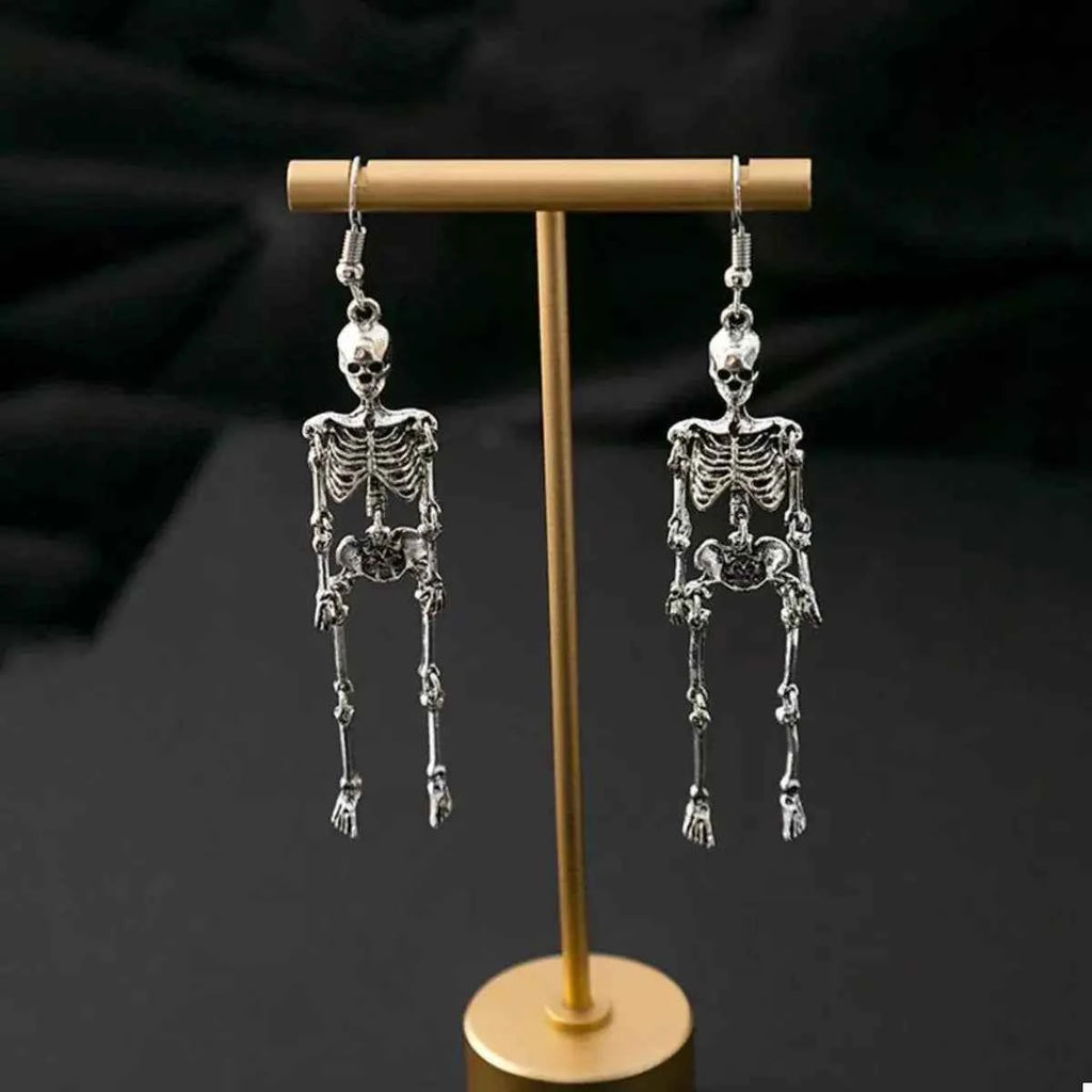 Halloween Skeleton Dangle Earrings