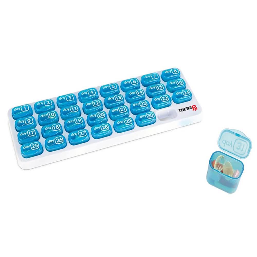 31 Day Monthly Pill and Vitamin Organizer with Large Removable Pods by DailySale