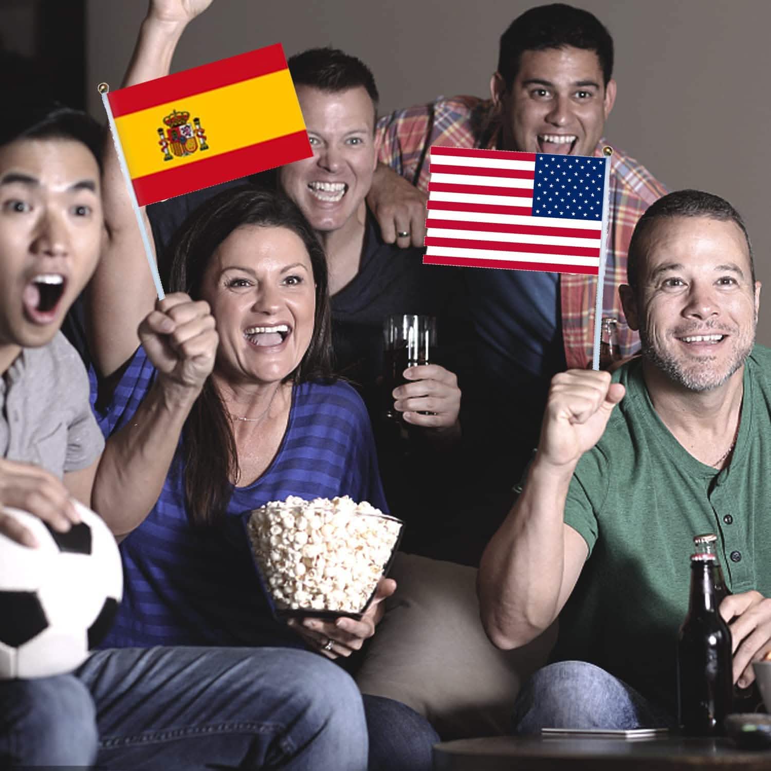 32-Pieces: World Cup 2022 Participating National Teams Flags by DailySale