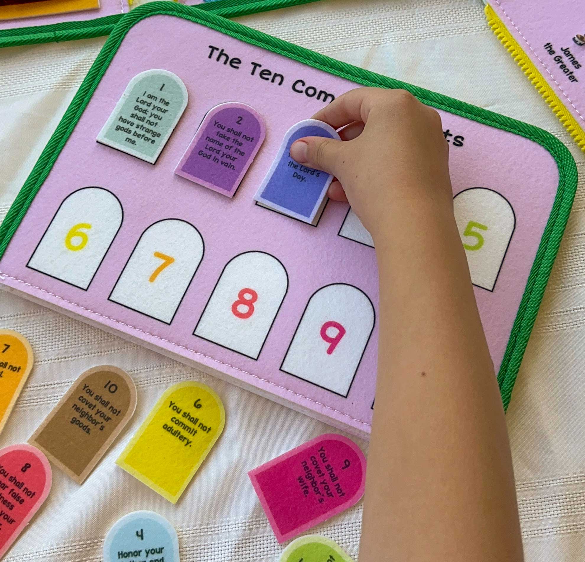 My Pray & Play Busy Book – Catholic Felt Busy Book - A Quiet Felt Book by Saintly Heart