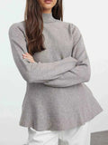 Mock Neck Long Sleeve Sweater