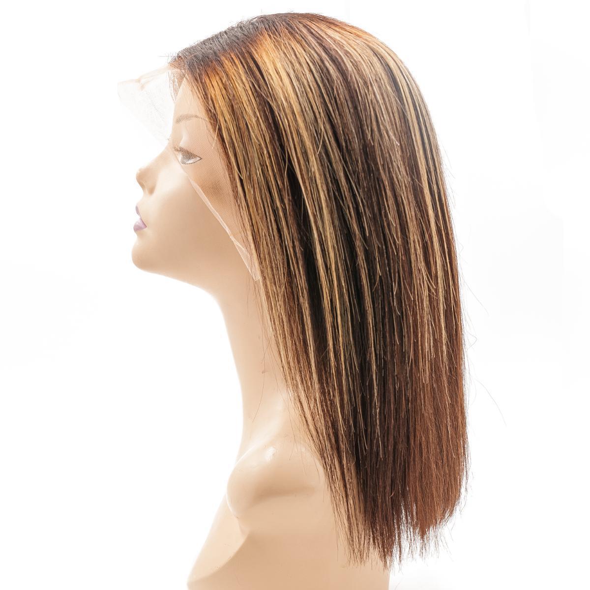 Buttercup 13x4 Transparent Lace Front 100% Human Hair Bob Wig by Private Label
