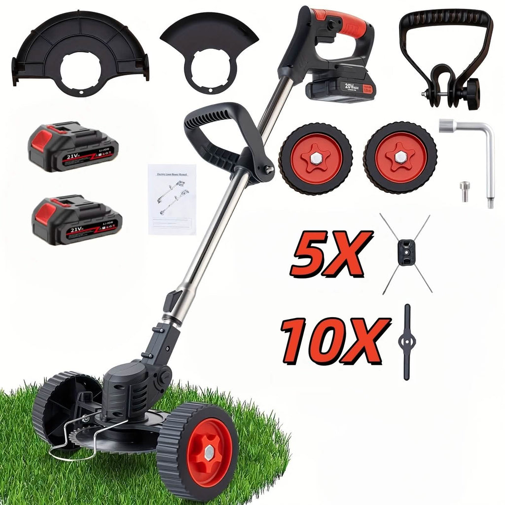 Portable Wireless Electric Lawn Mower & Garden Weeder by DailySale