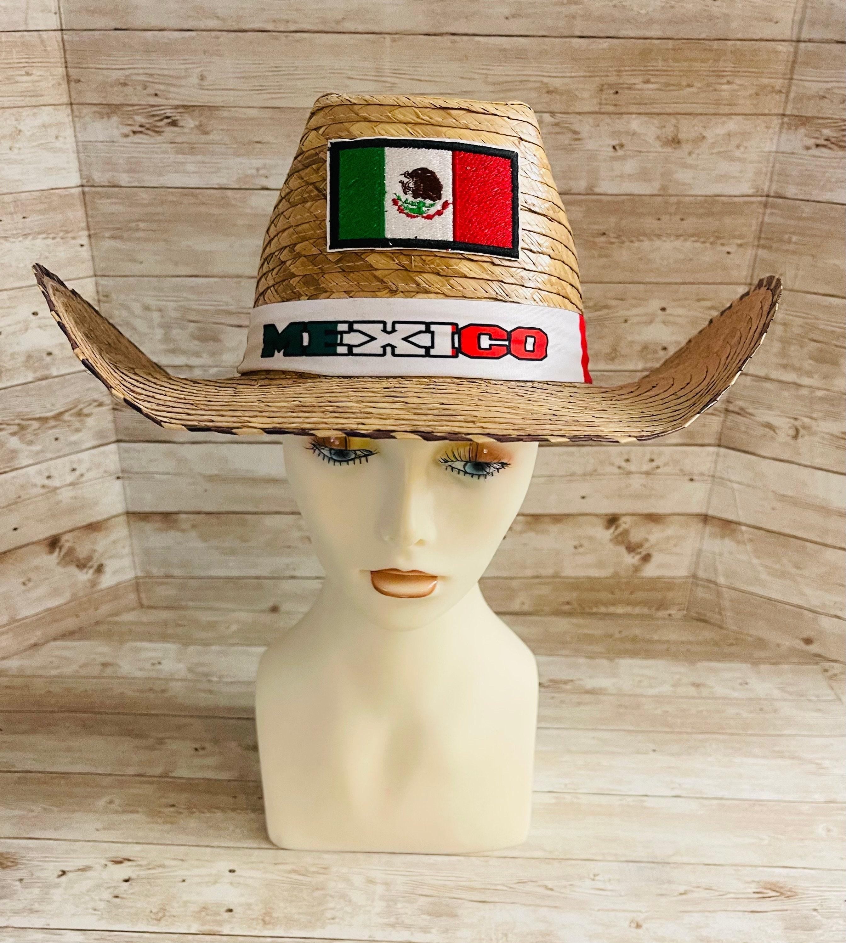 Cowboy Mexican Hat Sombrero Vaquero Artesanal de Palma de Mexico by Chica Mexico