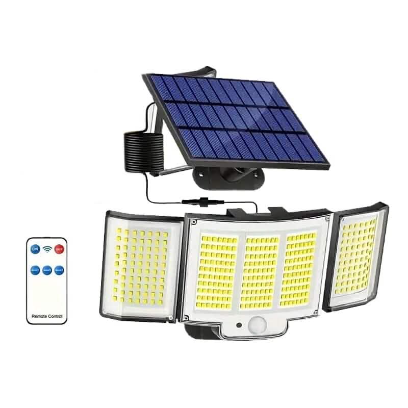 348 LED Motion Sensor Solar Lights Outdoor with Remote Control by DailySale