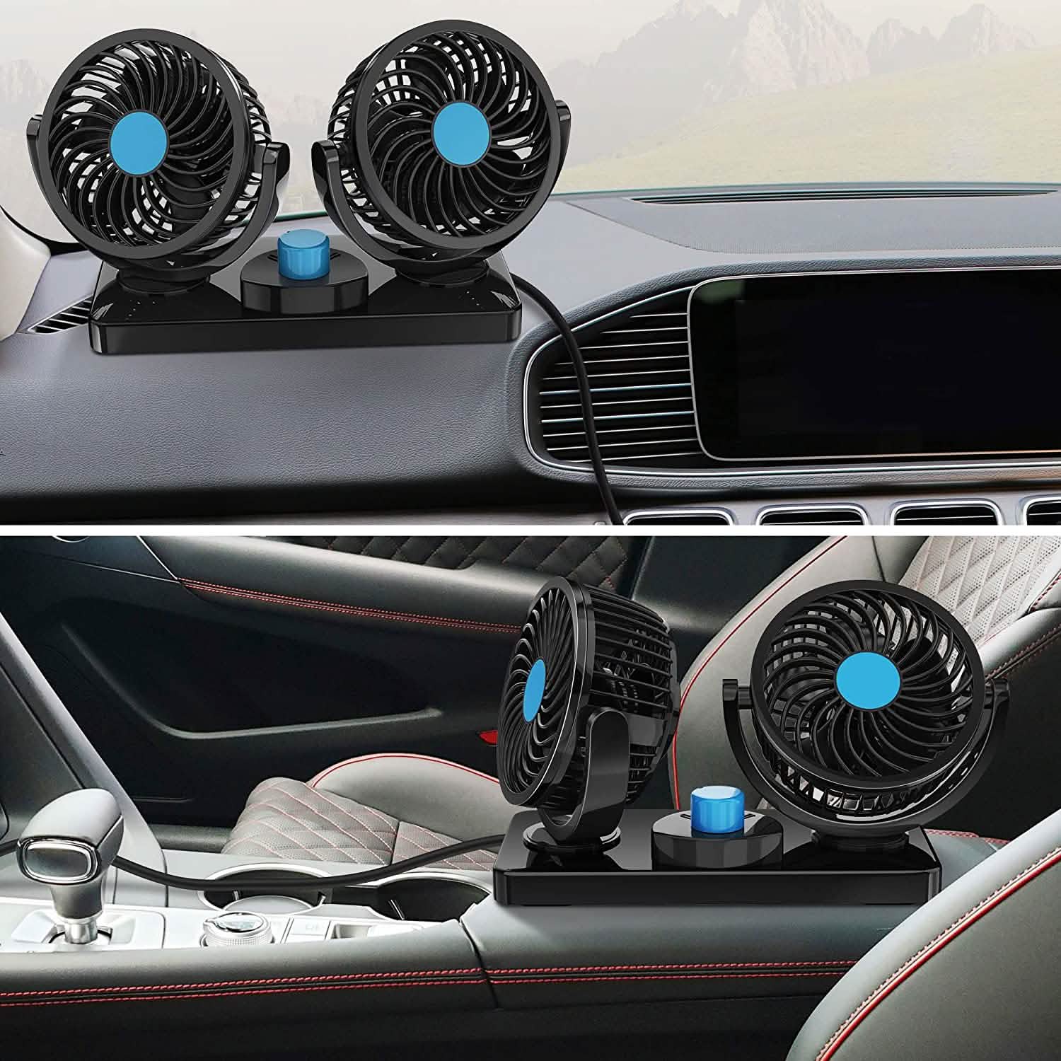 360 Degree Rotatable Car Fan by DailySale