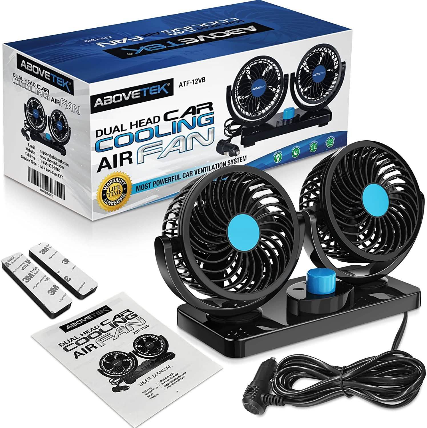 360 Degree Rotatable Car Fan by DailySale