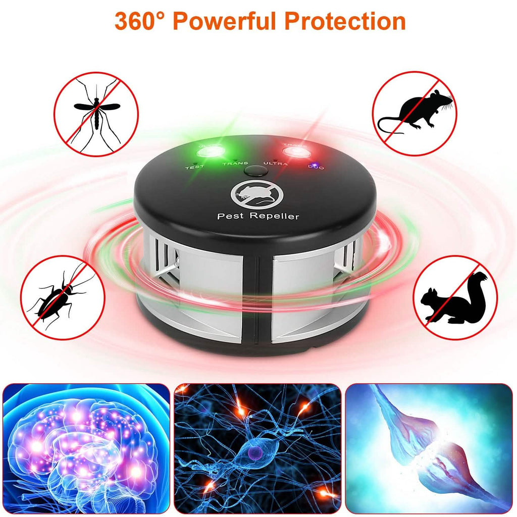 360° Ultrasonic Pest Repeller Electronic Plug-in Pest Control by DailySale