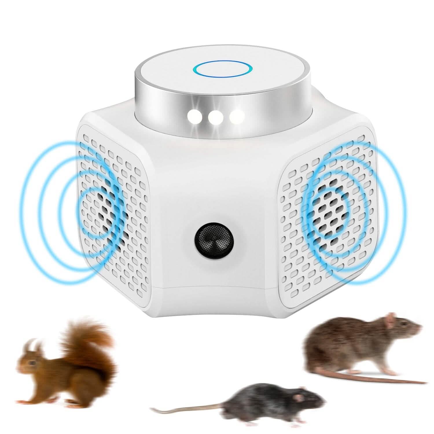 360° Ultrasonic Rodent Chaser Electronic Plug-in Mouse Control by DailySale