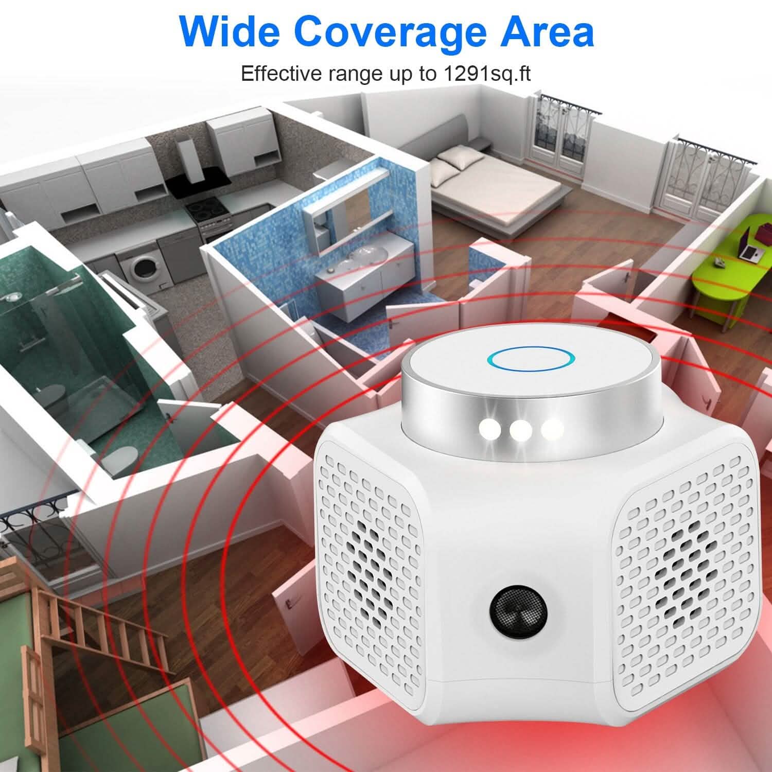 360° Ultrasonic Rodent Chaser Electronic Plug-in Mouse Control by DailySale