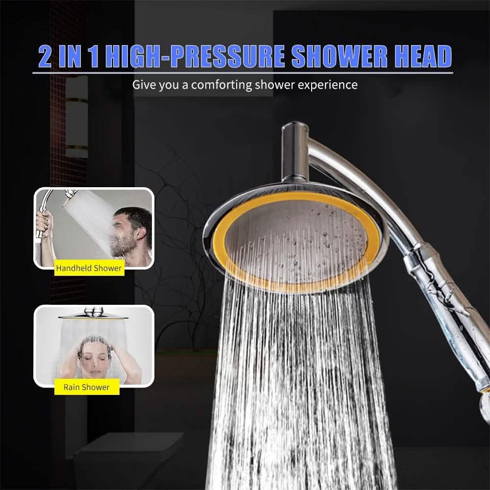 360°Rotatable Adjustable Bathroom Rain Shower Head Spray by DailySale