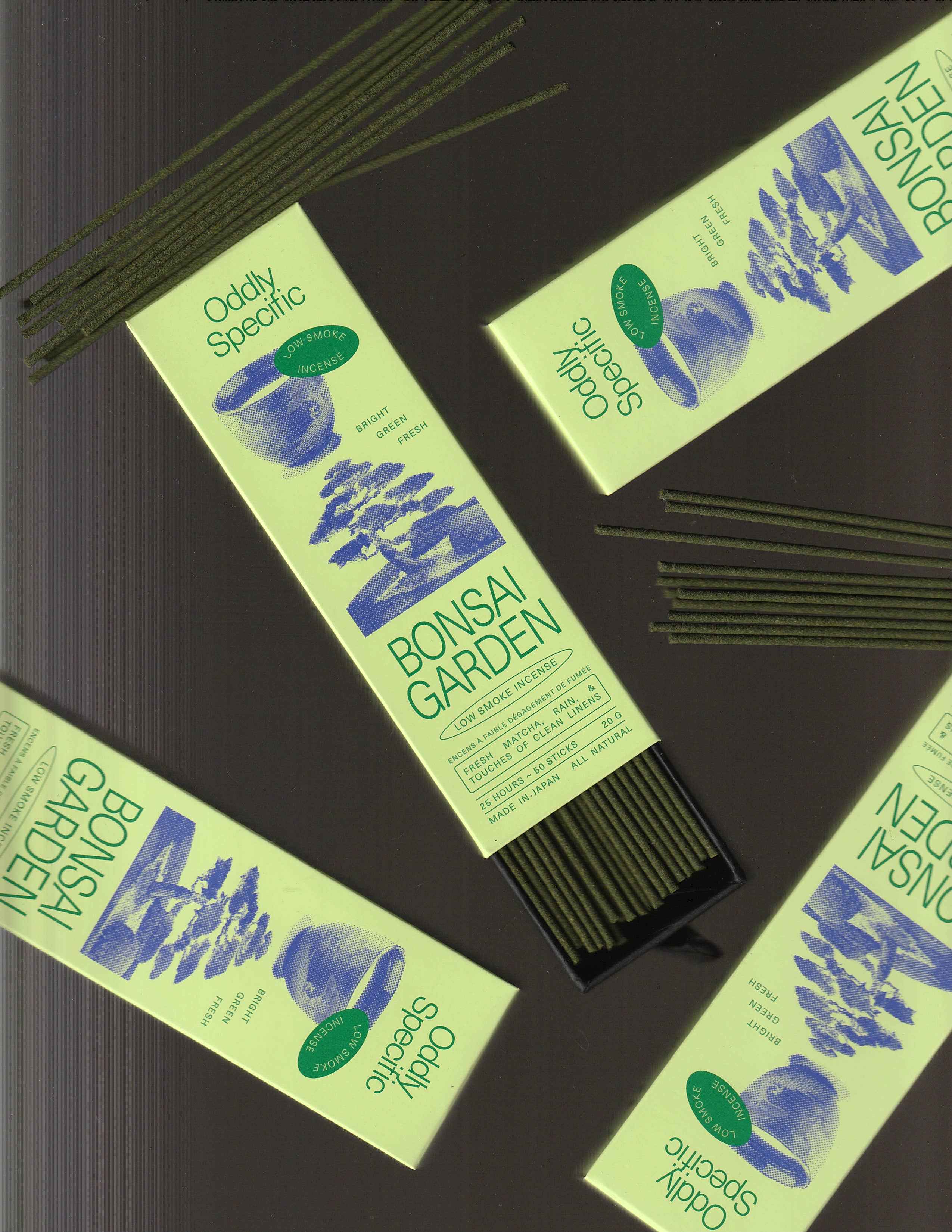 Low Smoke Incense, Made in Japan, Natural | Bonsai Garden