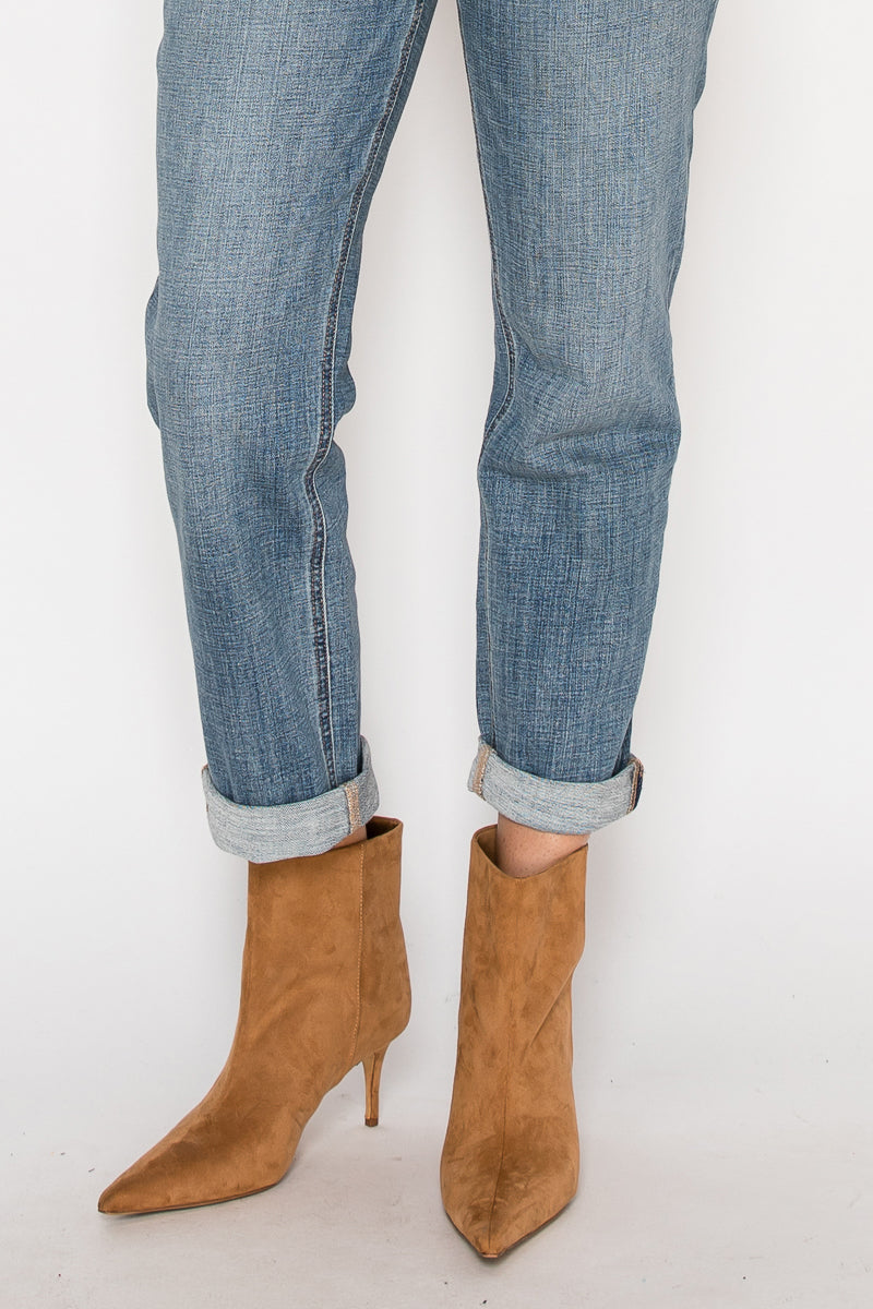 Mid Rise Modern Boyfriend Jeans