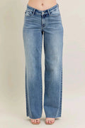 Judy Blue Full Size V - Front Baggy Jeans Plus Size