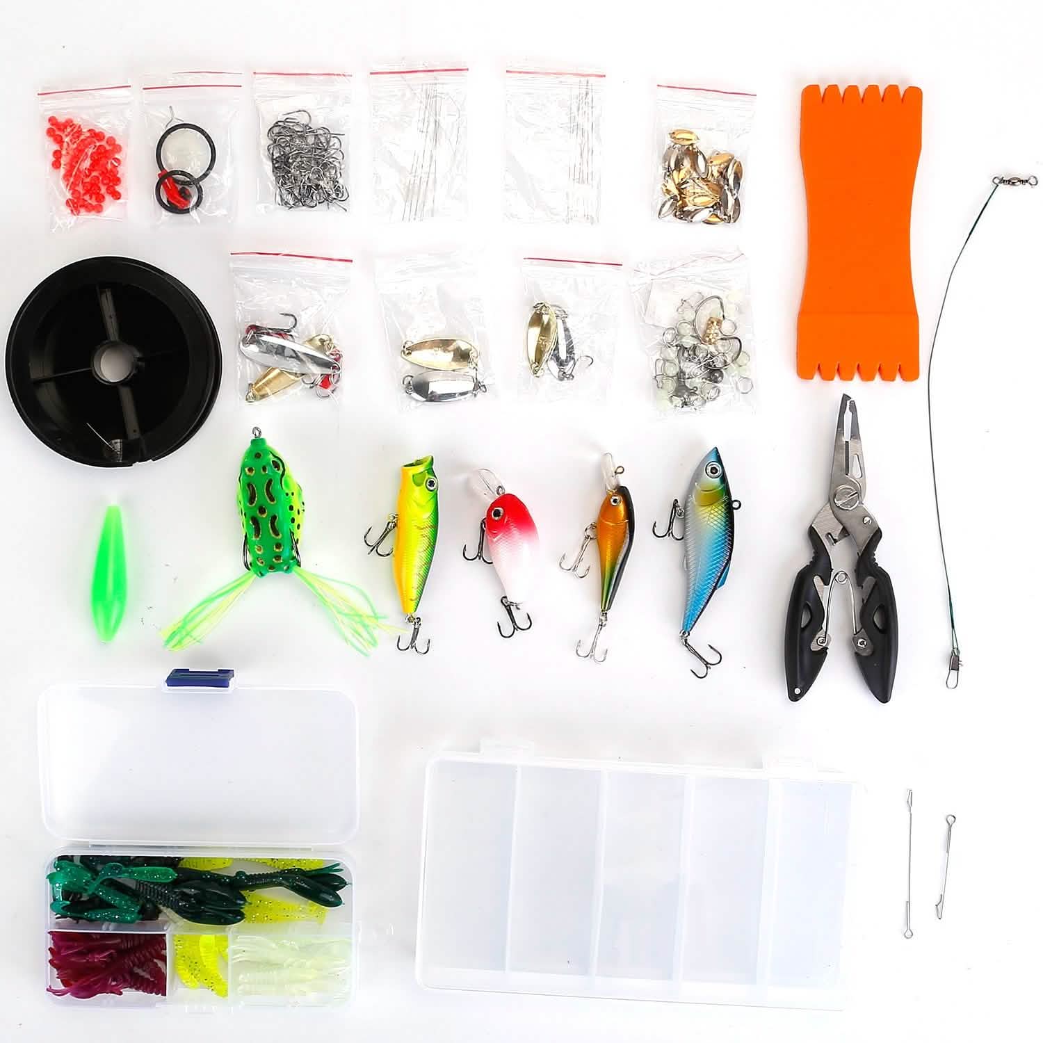383-Piece: Fishing Lures Tackle Box by DailySale