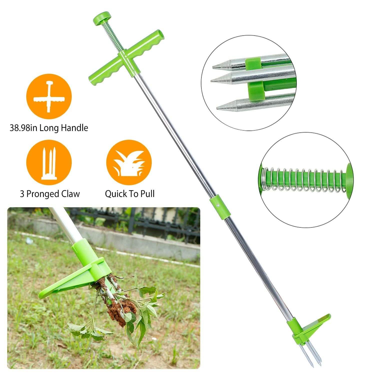 38.98" Weed Puller Twister Stand Up Root Removal by DailySale