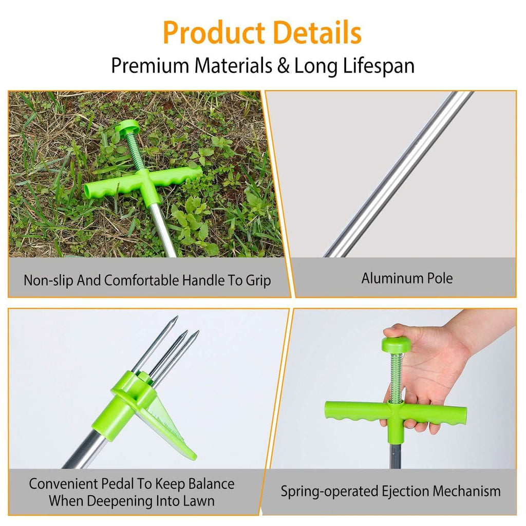 38.98" Weed Puller Twister Stand Up Root Removal by DailySale