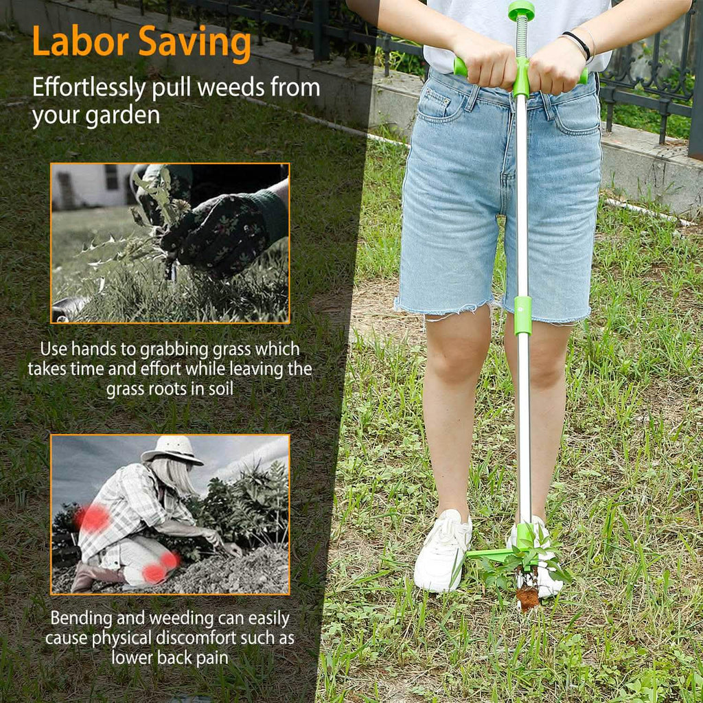 38.98" Weed Puller Twister Stand Up Root Removal by DailySale