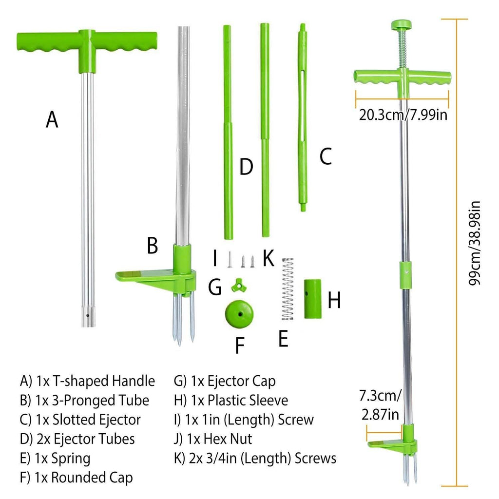 38.98" Weed Puller Twister Stand Up Root Removal by DailySale