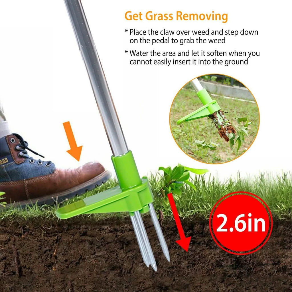 38.98" Weed Puller Twister Stand Up Root Removal by DailySale