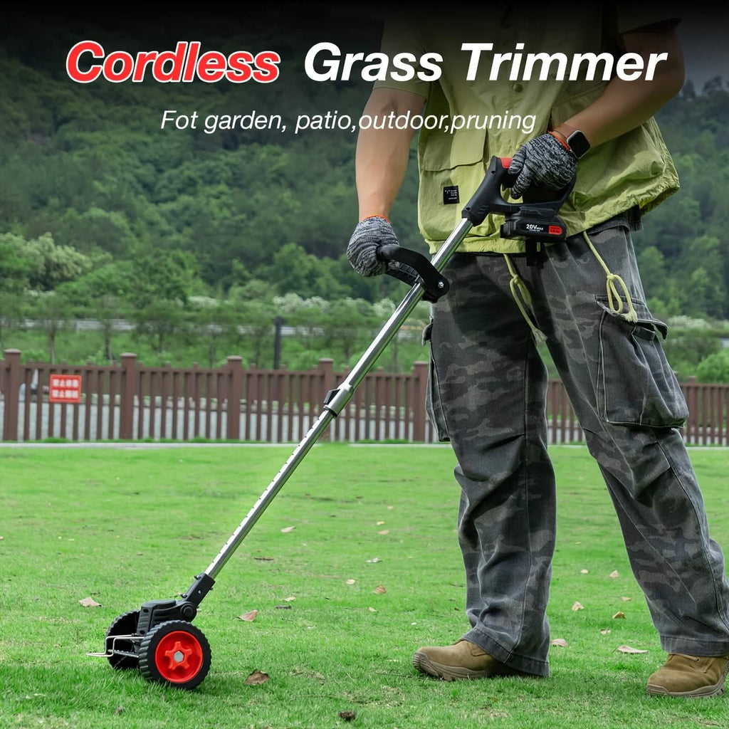 Portable Wireless Electric Lawn Mower & Garden Weeder by DailySale