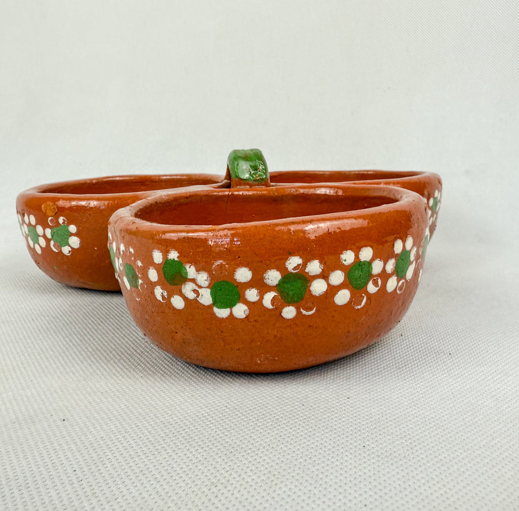 Traditional Clay bowl 3 in 1 - Salsera 3 en 1 by TheMexHub
