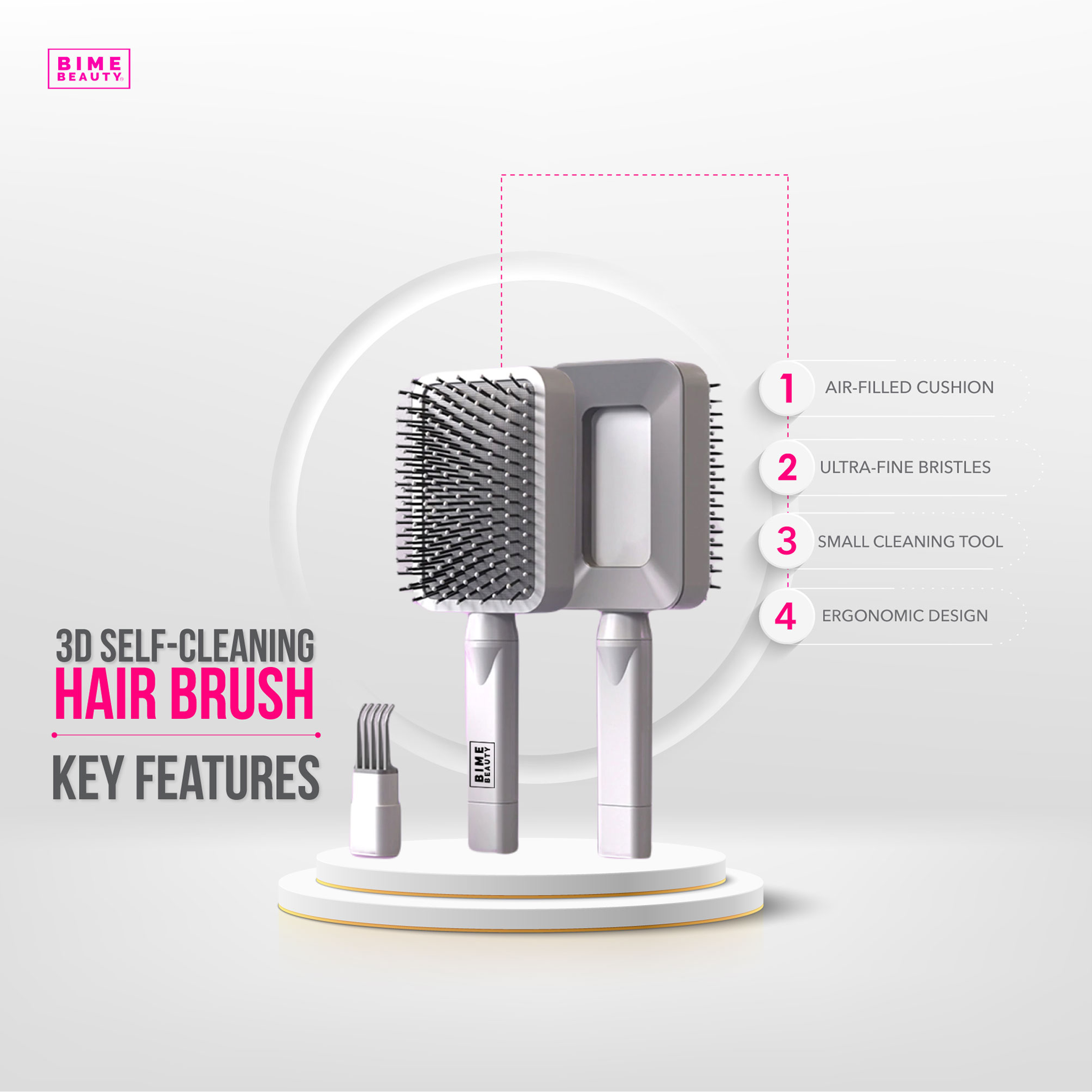 Best Hair Brush Set – Ultimate 4-in-1 Bundle - Goddess Imports Marketplace