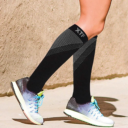 12-Pairs: Athletic Graduated Knee-High Compression Socks by DailySale