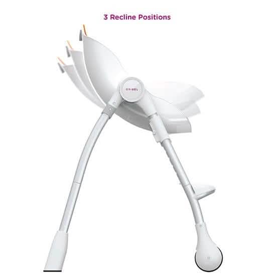Oribel Cocoon High Chair. 3 Recline Option + Height Adjustable, Removable Tray (Refurbished) by DailySale