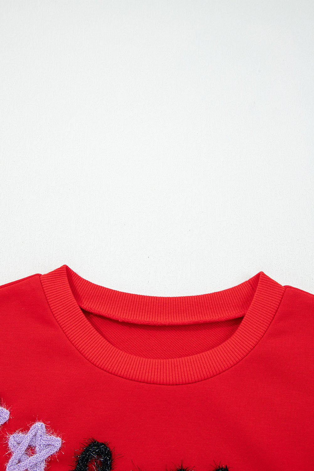 Fiery Red How Bout Them Dawgs Embroidered Script Balloon Sleeve Sweatshirt by Wild and Free Boutique