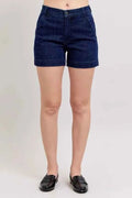Judy Blue Full Size High Waist Denim Shorts Plus Size