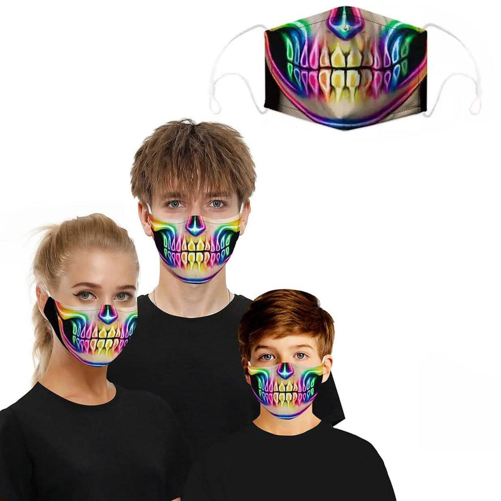 3D Halloween Special Scary Faces Reusable Face Masks by DailySale