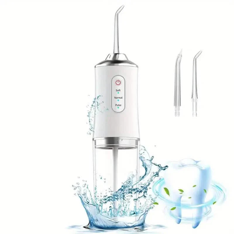 4-in-1 Cordless Water Flossers Oral Irrigator With DIY Mode 4 Jet Tips by DailySale