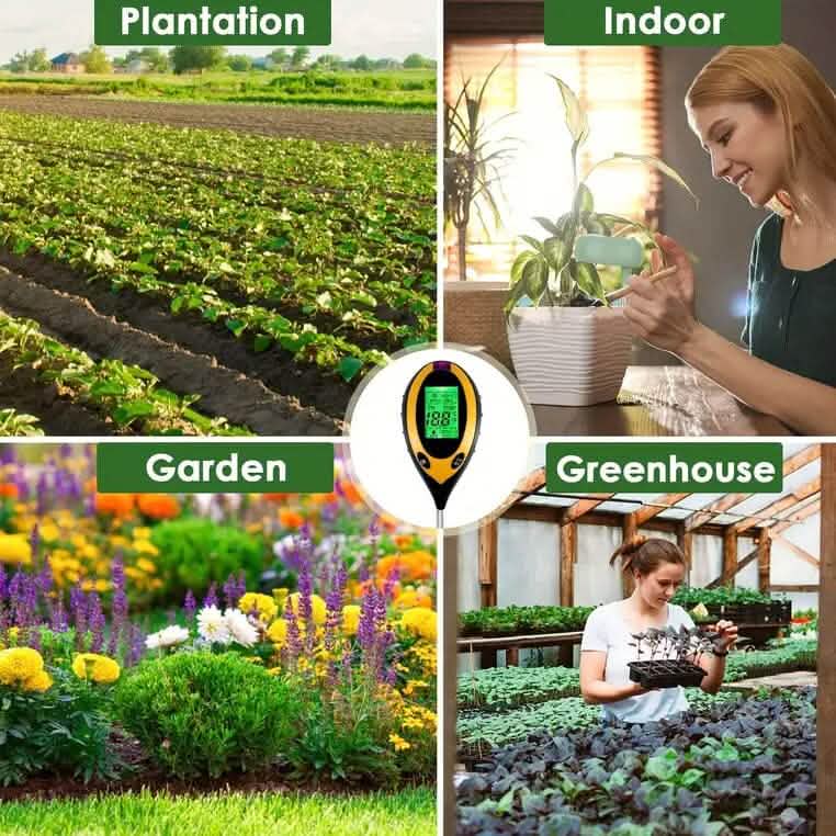 4-in-1 Digital Soil Moisture Meter by DailySale