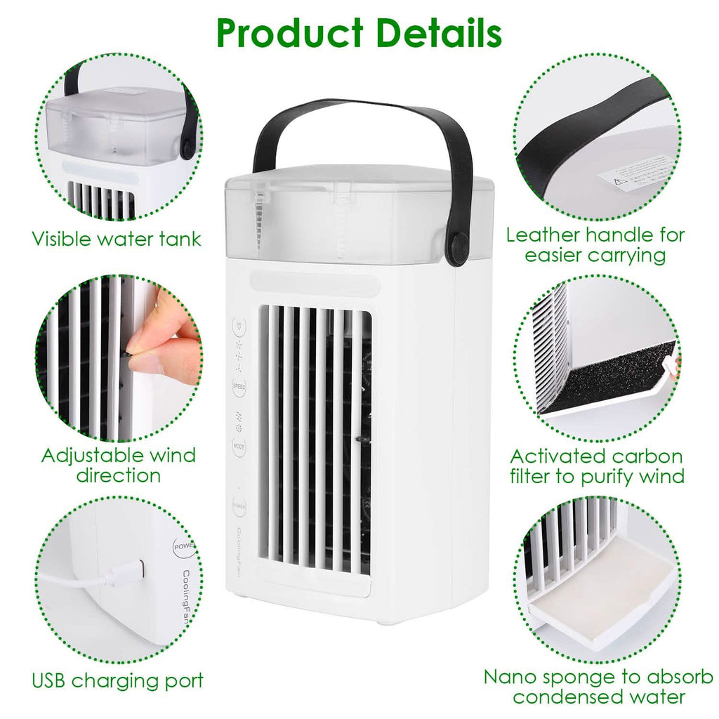 4-in-1 Evaporative Air Cooler Water Mist Cooling Fan by DailySale