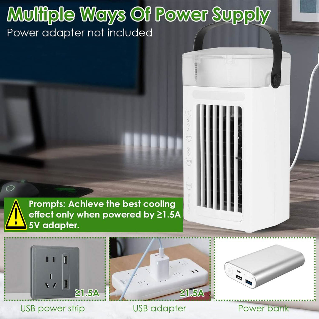 4-in-1 Evaporative Air Cooler Water Mist Cooling Fan by DailySale